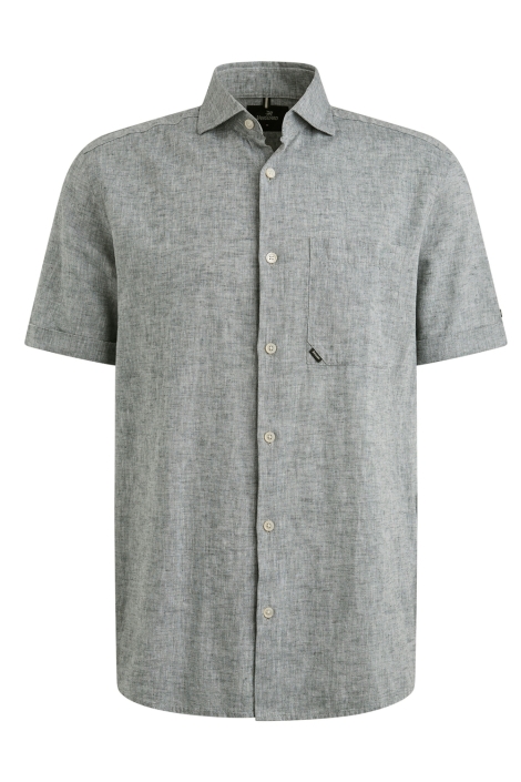 Vanguard short sleeve shirt linen cotton bl